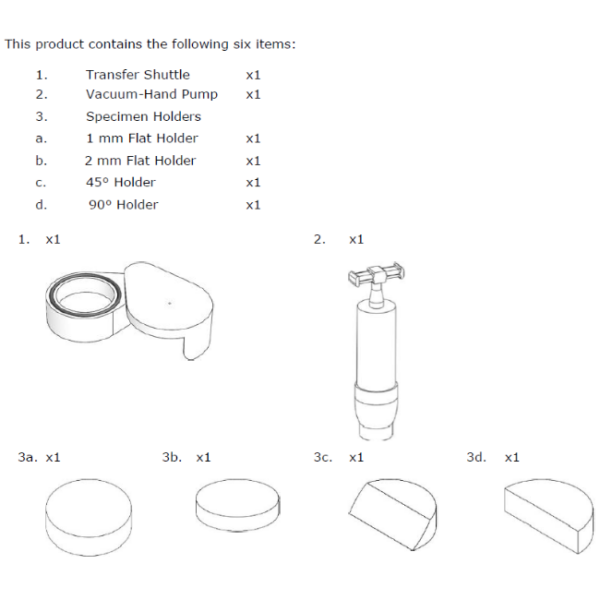 Vacuum Transfer Shuttle Components