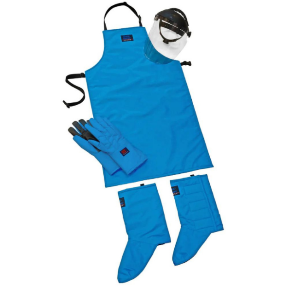 Cryo Protection Safety Kits Plus Mid-Arm Length Grip Gloves