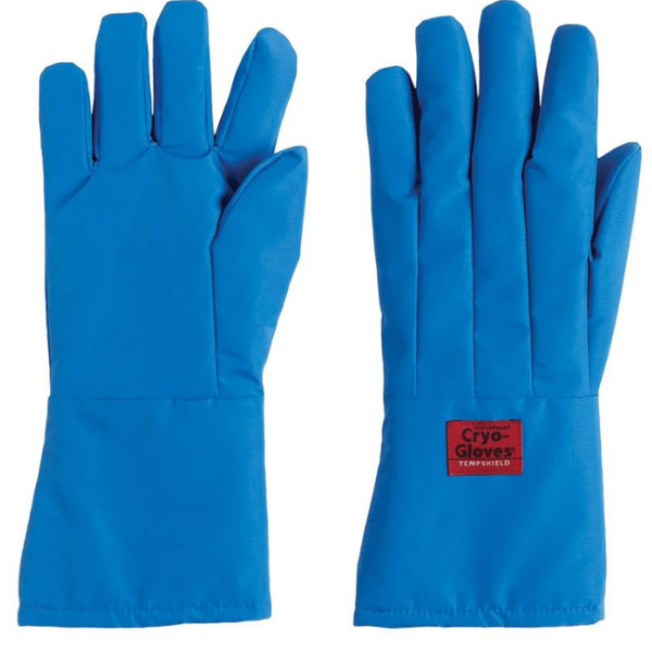 Waterproof Cryo Gloves Mid-Arm Length Blue