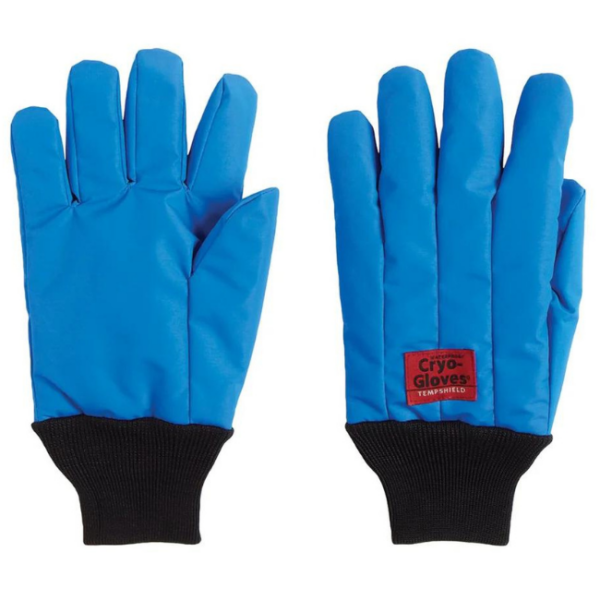 Waterproof Cryo Gloves Wrist Length Blue