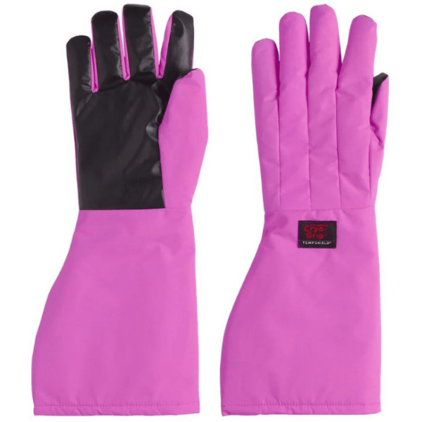 Waterproof Cryo Grip Gloves Elbow Length Pink