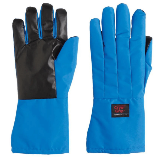 Waterproof Cryo Grip Gloves Mid-arm Length Blue