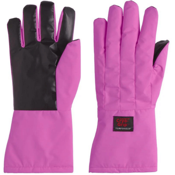 Waterproof Cryo Grip Gloves Mid-arm Length Pink