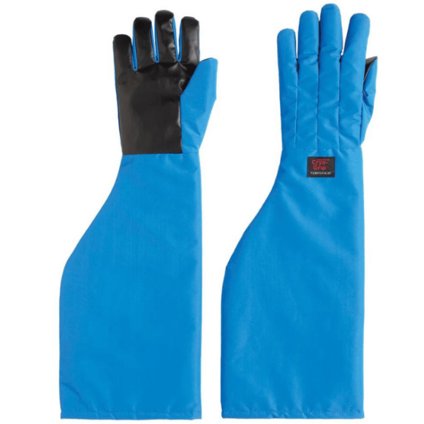 Waterproof Cryo Grip Gloves Shoulder Length Blue